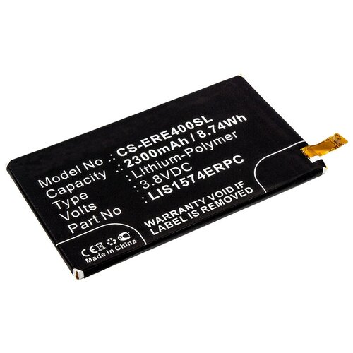 Аккумулятор CS-ERE400SL LIS1574ERPC для Sony Xperia E4 Dual 3.8V / 2300mAh / 8.74Wh аккумулятор cs ere400sl lis1574erpc для sony xperia e4 dual 3 8v 2300mah 8 74wh