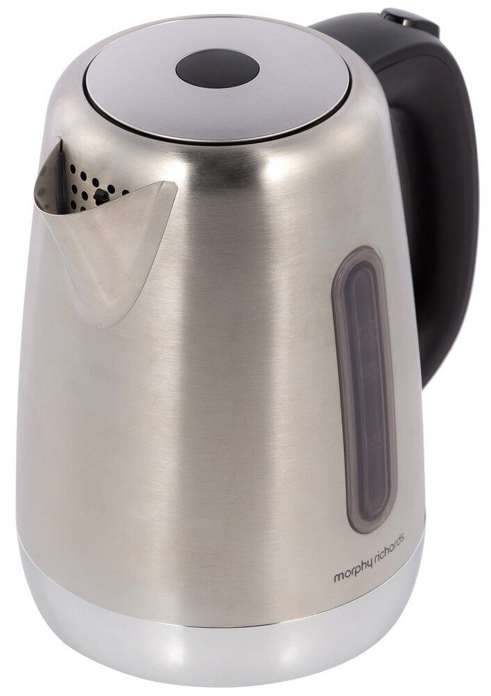 99015342381 Электрочайник Morphy Richards Equip Brushed Jug 102786 серебристый - фотография № 7