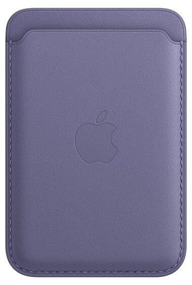 Чехол Apple MagSafe кожаный для Apple iPhone 12, iPhone 12 Pro, iPhone 12 Pro Max, iPhone 12 mini, iPhone 13, iPhone 13 Pro, iPhone 13 Pro Max, iPhone 13 mini, сиреневая глициния