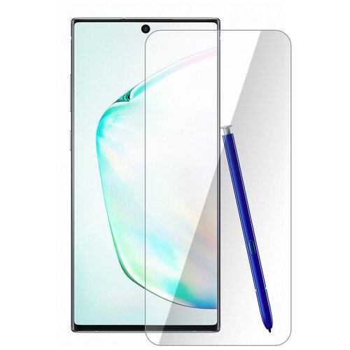 Матовая защитная плёнка для SAMSUNG GALAXY Note 10 Plus, гидрогелевая, на дисплей, для телефона гидрогелевая пленка на samsung galaxy note 20 полиуретановая защитная противоударная бронеплёнка глянцевая 2шт