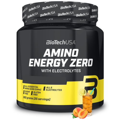 фото Biotechusa amino energy zero with electrolytes 360 гр, ледяной чай с персиком