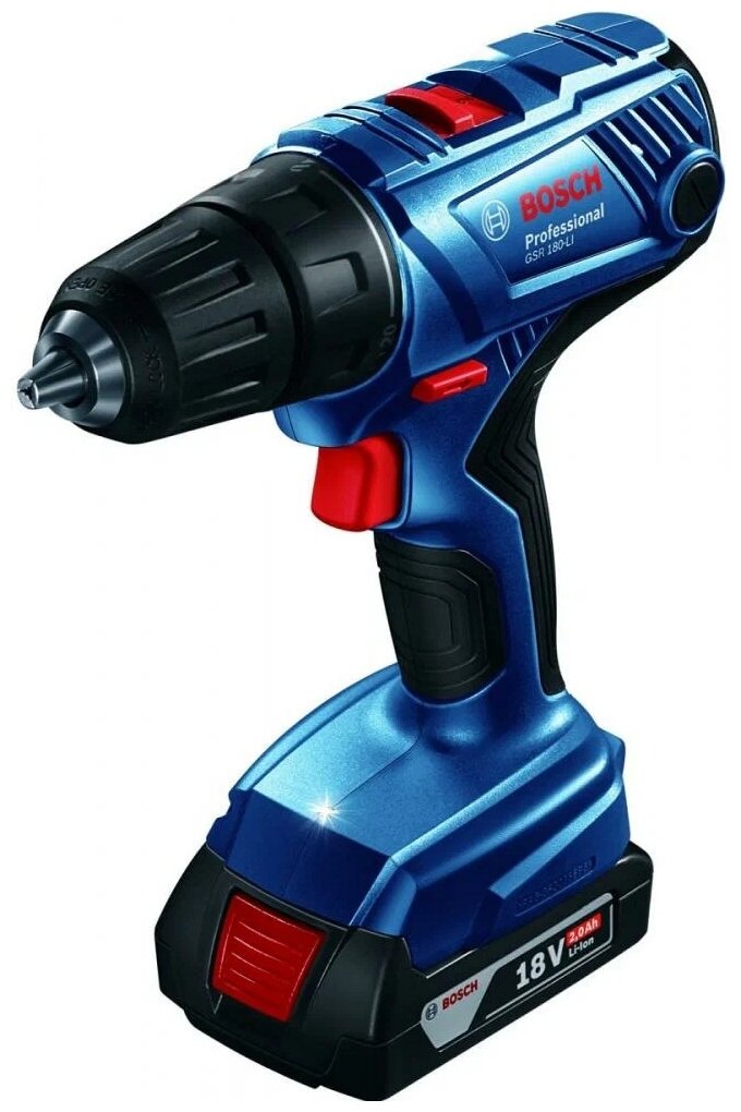 Дрель-шуруповерт Bosch GSR 180-LI 2Ач