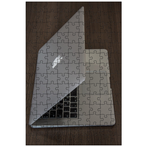 фото Магнитный пазл 27x18см."imac, яблоко, ноутбук" на холодильник lotsprints