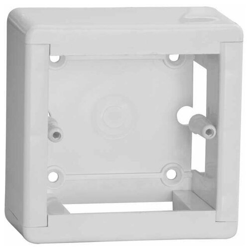 Установочная подъемная коробка GREENEL универсальная 88х88х44мм БЕЛАЯ, 8шт.