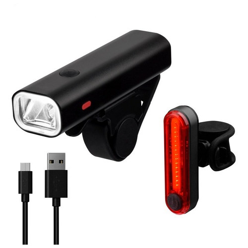 Комплект фонарей Briviga USB Bike Light Set EBL-3304 / EBL-3303 (400/30 lm) велофонарь задний briviga ebl 3403cob usb 30 яркие cob диоды световой поток до 30 лм