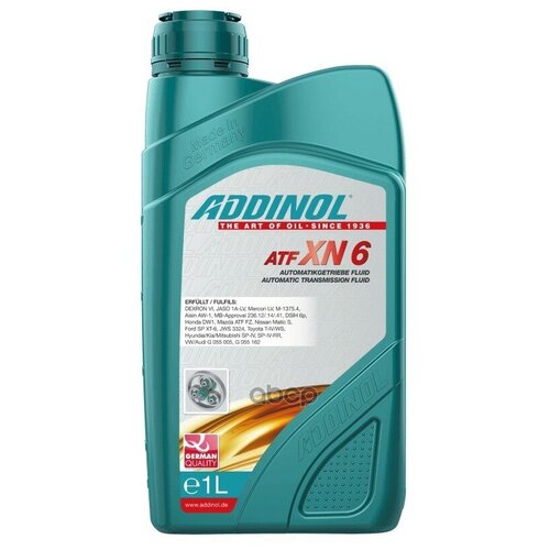 Addinol Atf Xn 6 Жидкость Трансмиссионная (1L) ADDINOL арт. 4014766075000