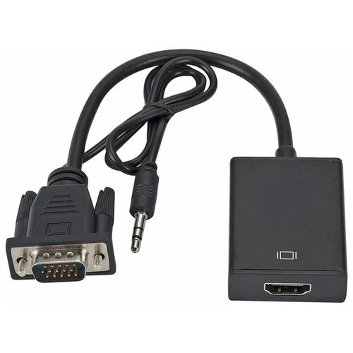 Переходник VGA to HDMI с доп. питанием переходник hdmi на vga c дополнительным питанием