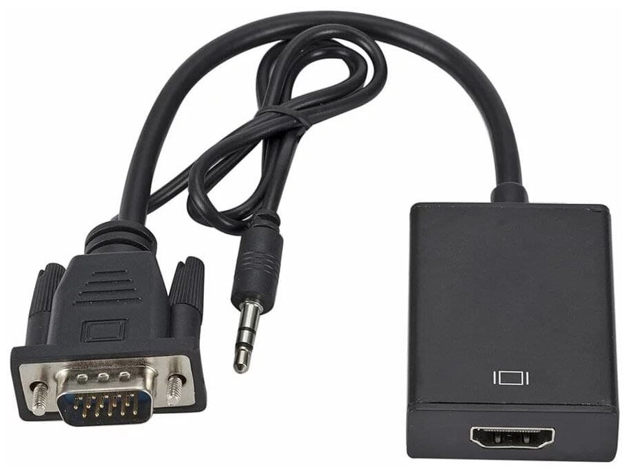 Переходник VGA to HDMI с доп. питанием