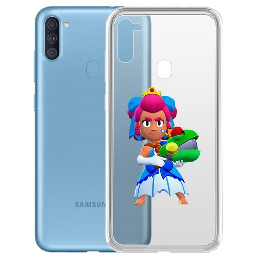 фото Чехол-накладка clear case brawl stars-принцесса шелли для samsung galaxy a11/m11 (a115/m115) krutoff group