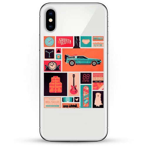 фото Силиконовый чехол back на apple iphone x andy & paul