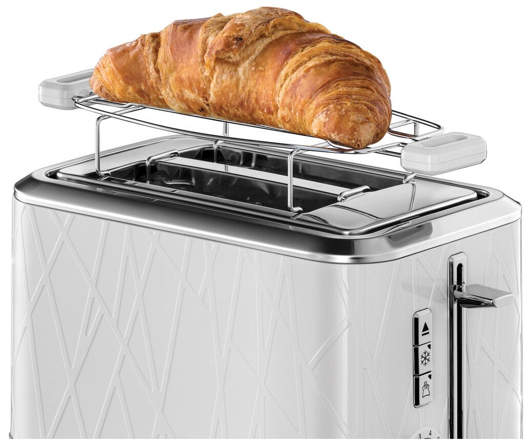 Тостер Russell Hobbs 28090-56 Structure 2S Toaster White - фото №4