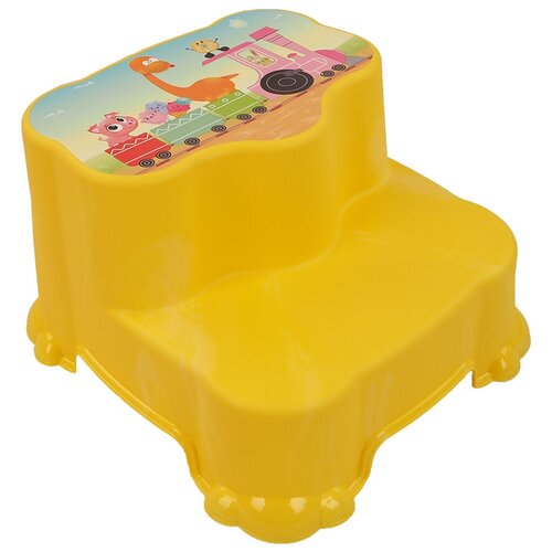 Табурет детский Dunya 2-х ступенчатый желтый