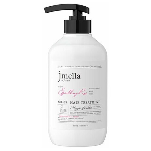 Jmella Парфюмированный кондиционер для волос Розовое вино In France Sparkling Rose Hair Treatment 500 мл 850₽