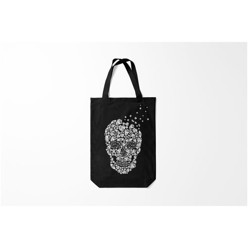 фото Сумка-шоппер / 31х42 см / популярные иллюстрации / черепа diamond skull burnettie