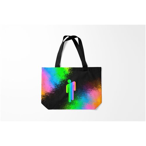 фото Сумка-шоппер / 46х35 см / разная музыка / billie eilish burnettie