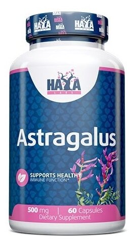 Haya Labs Astragalus (Астрагал) 500 мг 60 капсул