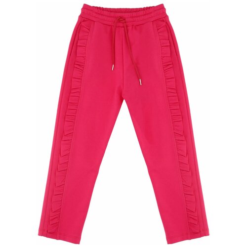 фото Брюки спортивные для девочки dixie fj14042g39 цвета фуксия размер 6 лет