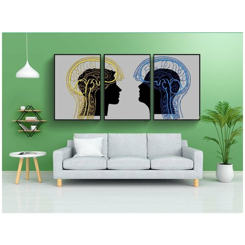 фото Набор модулных постеров для интерьера "консалтинг, информация, беседа" 60x90 см. в тубусе, без рамки lotsprints