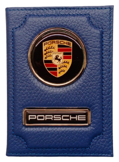 Обложка для автодокументов Porsche Design 1-6-1401, синий