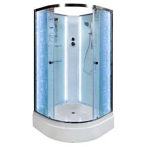 Душевая кабина Deto Серия ЕМ ЕМ2710 N LED 100x100