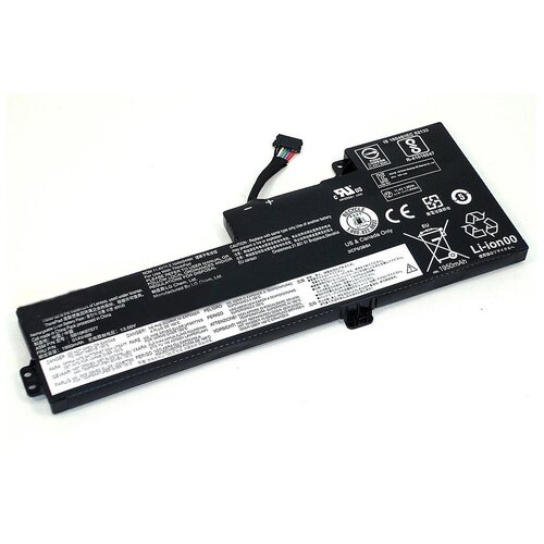 Аккумулятор 01AV489 для ноутбука Lenovo ThinkPad T470 11.4V 24Wh (2100mAh) черный