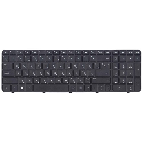 Клавиатура для ноутбука HP Pavilion G7-2000 черная c рамкой 165000₽
