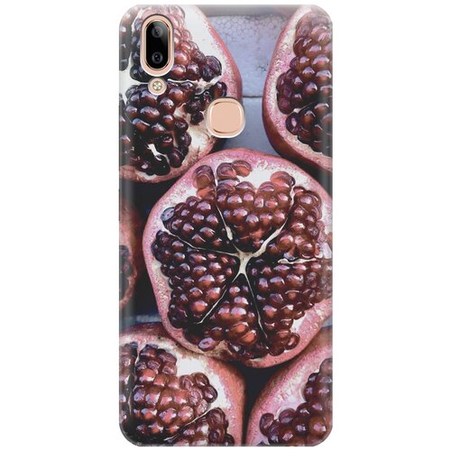 фото Силиконовый чехол на vivo y85 / v9 / виво у85 / в9 с принтом "гранаты" gosso