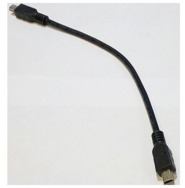 Greenconnect Кабель 0.2m USB 2.0, MiniUSB, M/M, черный, 28/28 AWG, GCR-50817 Greenconnect miniUSB - miniUSB 0.2м (GCR-50817) - фото №2
