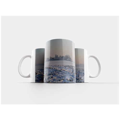 фото Кружка "зима, снег, пейзаж" 320 мл lotsprints