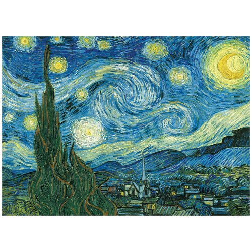 Пазл 1000 Eurographics: Звёздная ночь (Ван Гог)