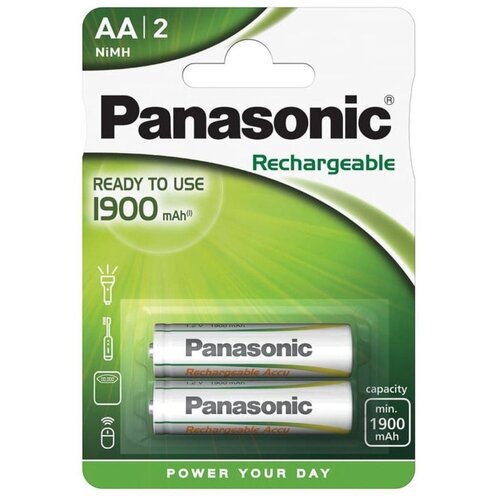 Аккумуляторы Panasonic HHR-3MVE/2BC АА Ni-Mh Ready to use 1900 мАч 2 шт