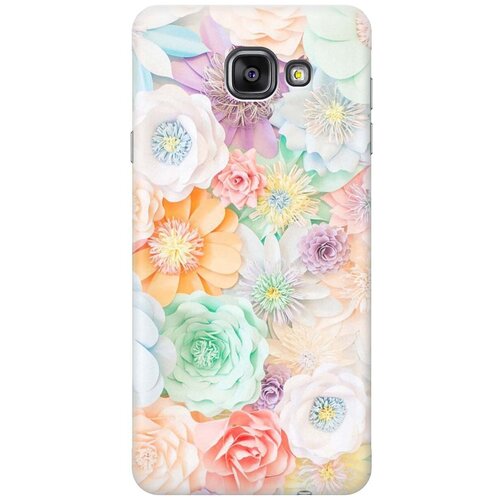 фото Силиконовый чехол на samsung galaxy a7 (2016) / самсунг а7 2016 с принтом "цветочное многообразие" gosso
