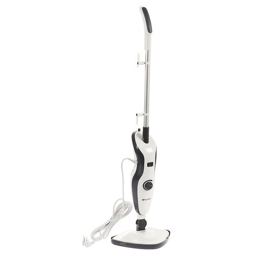 Паровая швабра Kitfort КТ-1006 1500 Вт 450 мл шнур 5 м черно-белая 1549600₽