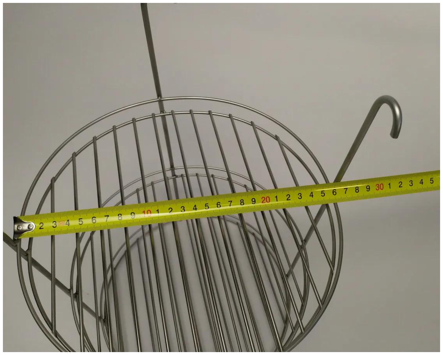 Этажерка для тандыра 3-х ярусная, 27 см, с бортами, с крючками