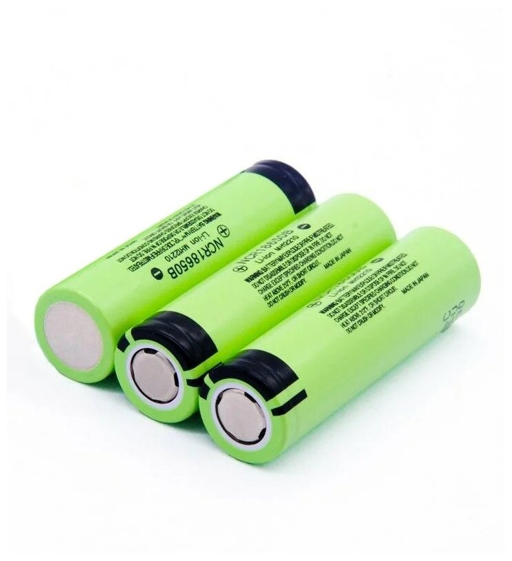 Аккумулятор LiitoKala 18650 Li-ion 3.7В 3400mAh незащищенный (NCR18650B) 3 шт.