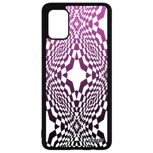 фото Красивый чехол на мобильный // samsung galaxy a51 // "иллюзия звезда" ромб волна, utaupia, розовый