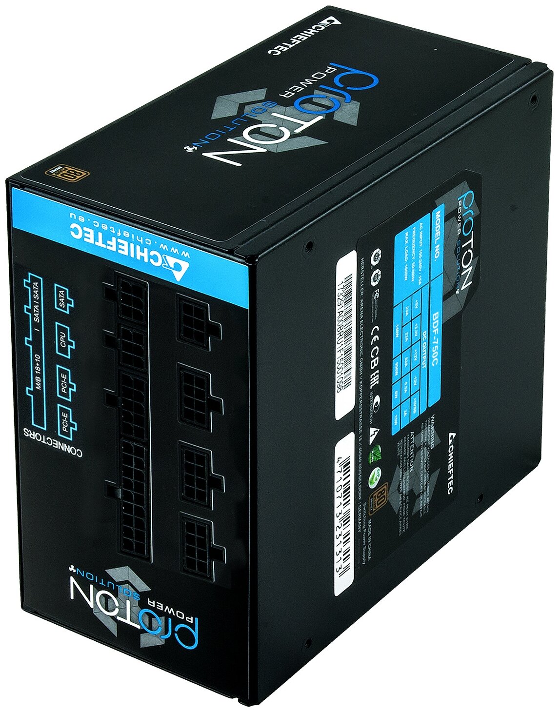 Блок питания CHIEFTEC Proton , 1000Вт, 140мм, черный, retail - фото №3
