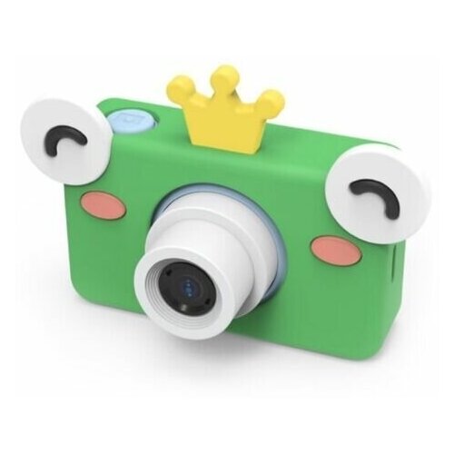 Детский цифровой фотоаппарат камера с картой памяти 16Gb Kids Camera Zoo Family Лягушка 249000₽