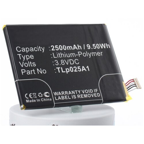 Аккумуляторная батарея iBatt 2500mAh для Alcatel OT-7043Y, OT-7043K, OT-7043E, OT-7044A, OT-7044Y аккумуляторная батарея ibatt 1400mah для alcatel ot 4024x