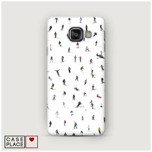 фото Чехол пластиковый samsung galaxy a3 2016 хобби лыжи case place