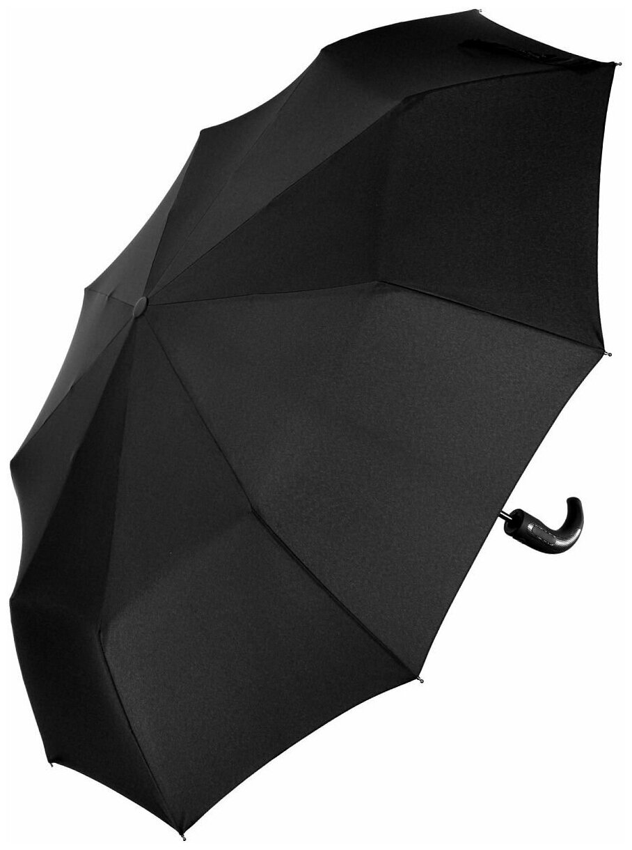 Зонт мужской автомат зонтик женский складной антиветер 1664 черный