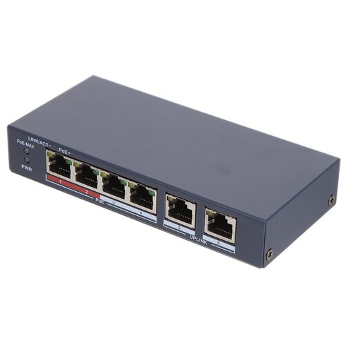 Коммутатор HIKVISION DS-3E0106P-EM 411700₽