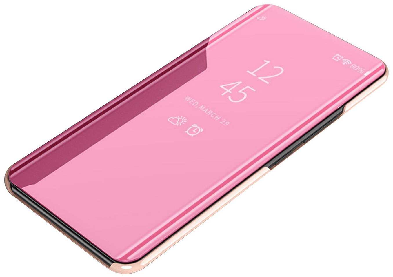 Чехол-книжка MyPads для Huawei Honor V30 Pro /View 30 Pro (OXF-AN10)/V30/Vera 30/View 30/Nova 6/Nova 6 5G с дизайном Clear View Cover с полупрозр.