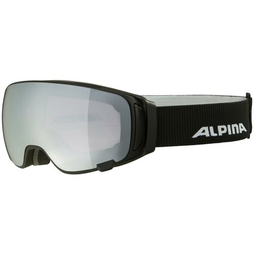 Лыжная маска  со съёмной линзой ALPINA Double Jack Mag Q, черный