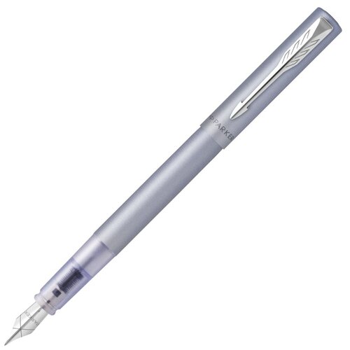 Ручка перьевая Parker Vector XL Silver Blue синяя, 0,8мм, в подарочной упаковке.