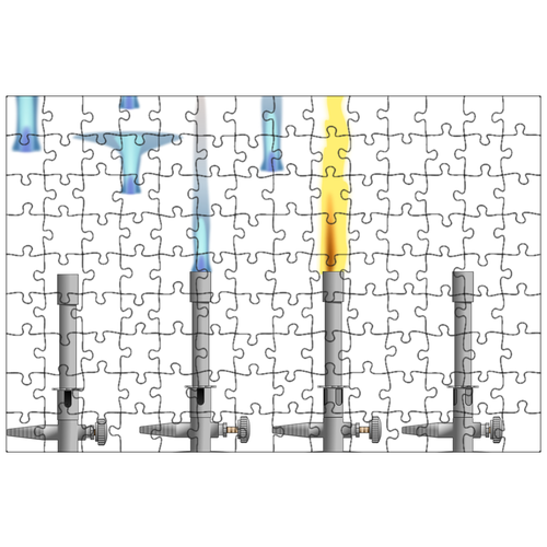 фото Магнитный пазл 27x18см."brenner, бунзен, горелка" на холодильник lotsprints