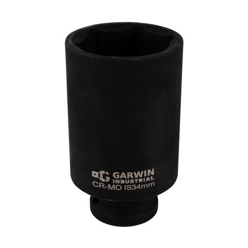 garwin pro 620272 34 головка торцевая ударная глубокая 1 2 6 гр 34 мм GARWIN PRO 620272-34 Головка торцевая ударная глубокая 1/2, 6 гр, 34 мм