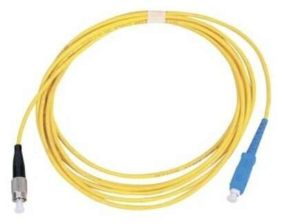 Патч-корд оптический (optic patch cord) SC/UPC-FC/UPC SM 9/125мкм одномодовый (simplex) 10 метра