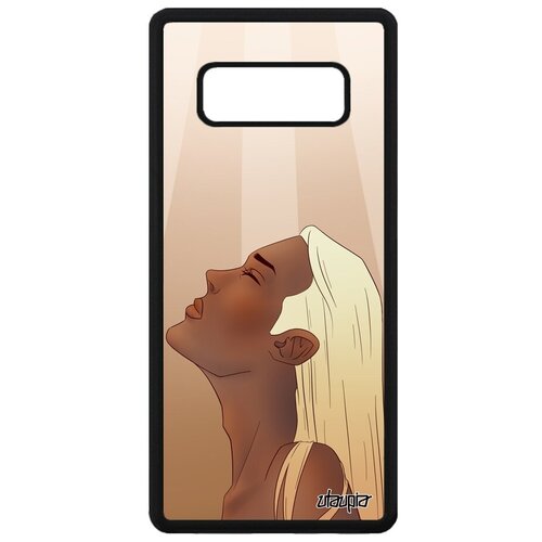 фото Необычный чехол на мобильный // samsung galaxy note 8 // "надежда" дизайн предвкушение, utaupia, бежевый