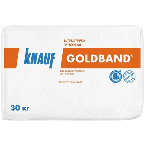 Штукатурка KNAUF Goldband 30 кг серый универсальная смесь knauf трибон 30 кг